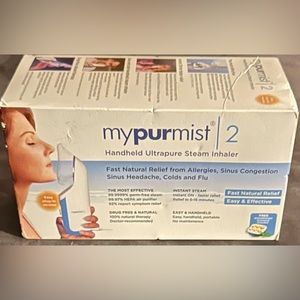 NEW IN BOX MyPurMist Ultrapure Steam Inhaler